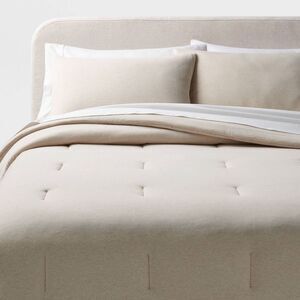 Threshold -  Comforter Set Cotton Jersey Casual Melan Oatmeal